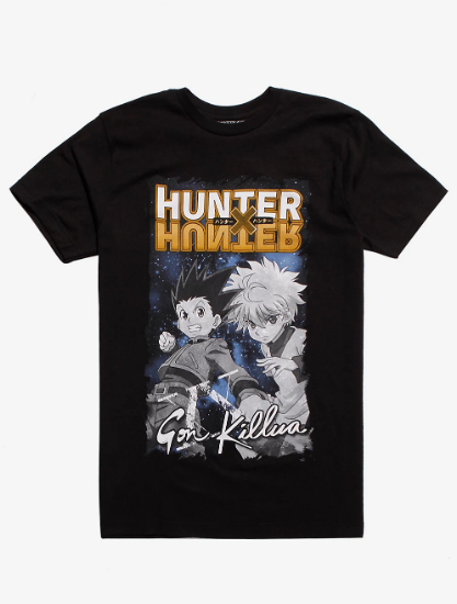 hunter x hunter killua shirt